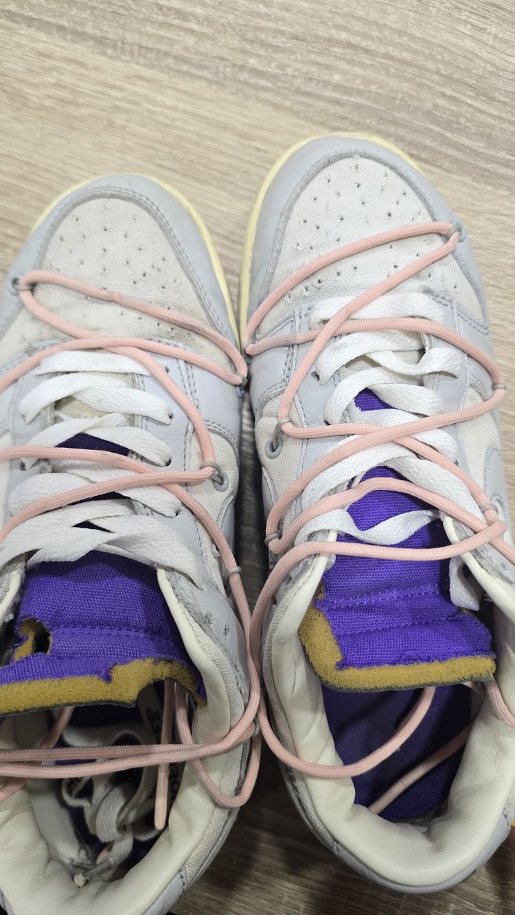 Nike Dunk Low x off white lote 24 obraz 4