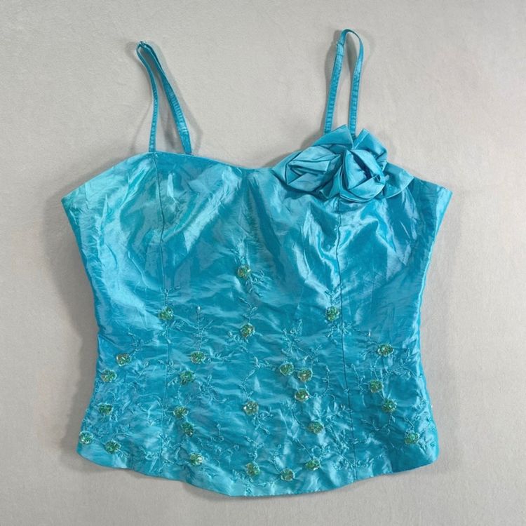 Envie Blue Embroidered Camisole Top product image