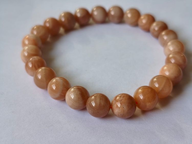 Pulsera elastica- PIEDRA DE 8 MM - piedra sol