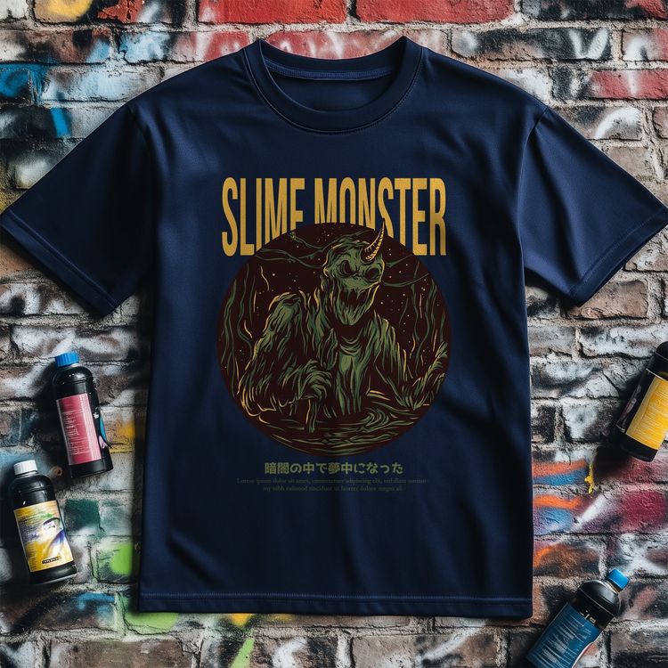 Slime Monster T-shirt - Funny & US image 5