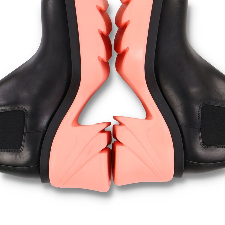 Bottega Veneta Flash Black Pink Leather Ankle Boots image 2