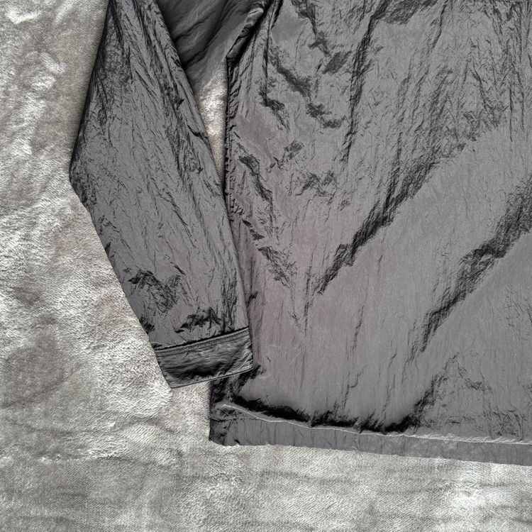 Authentic Stone Island Black Nylon Metal Lined Overshirt - Large imagen 9