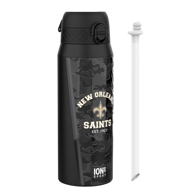 NFL NFL x ION8 Insulated Steel Water Bottle, NFL Saints, 750ml (24oz) product image