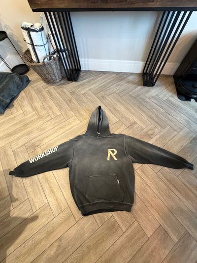 Represent Black Hoodie With Logo And Text