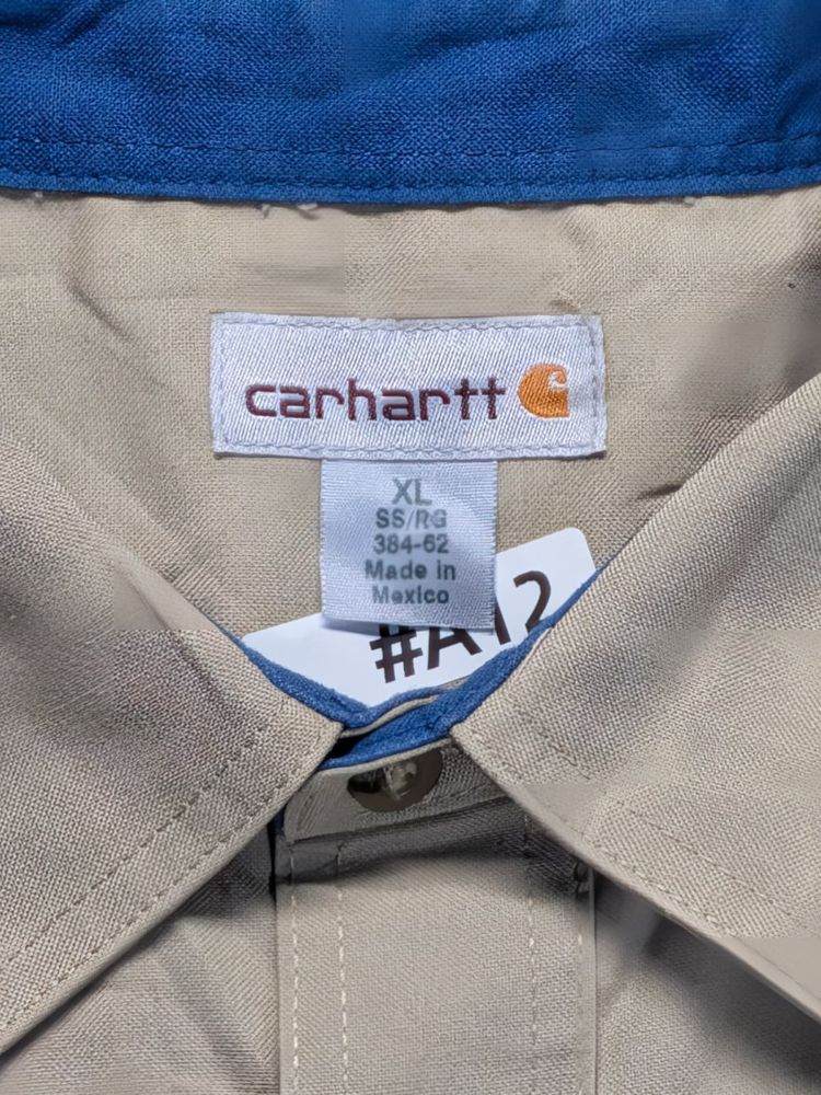 Carhartt Beige Work Shirt Short Sleeve Streetwear 3