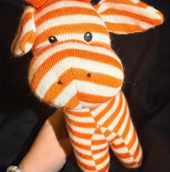 Striped Stuffed Animal Toy