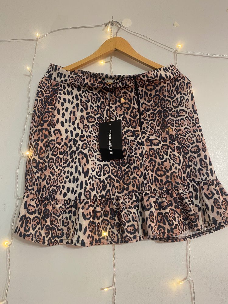 Leopard Print Skirt