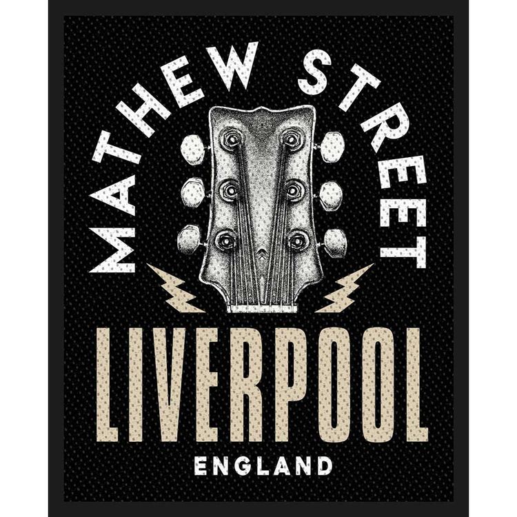 Mathew Street Liverpool Guitar Standard Woven Patch