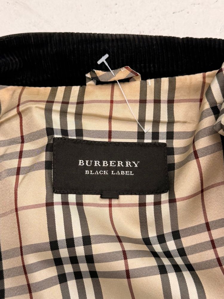 ‘00s Burberry Black Label Leather Motorbike Jacket (S) image 3