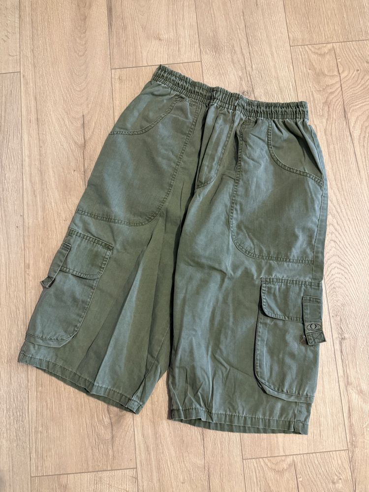 Green Cargo Shorts