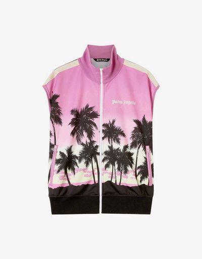Palm Angels Pink Sunset Track Gilet 1