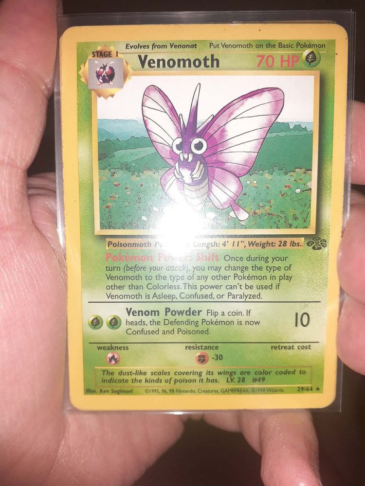 Venomoth Pokémon Card