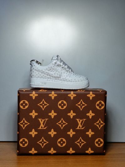 Louis Vuitton White Sneaker Keychain
