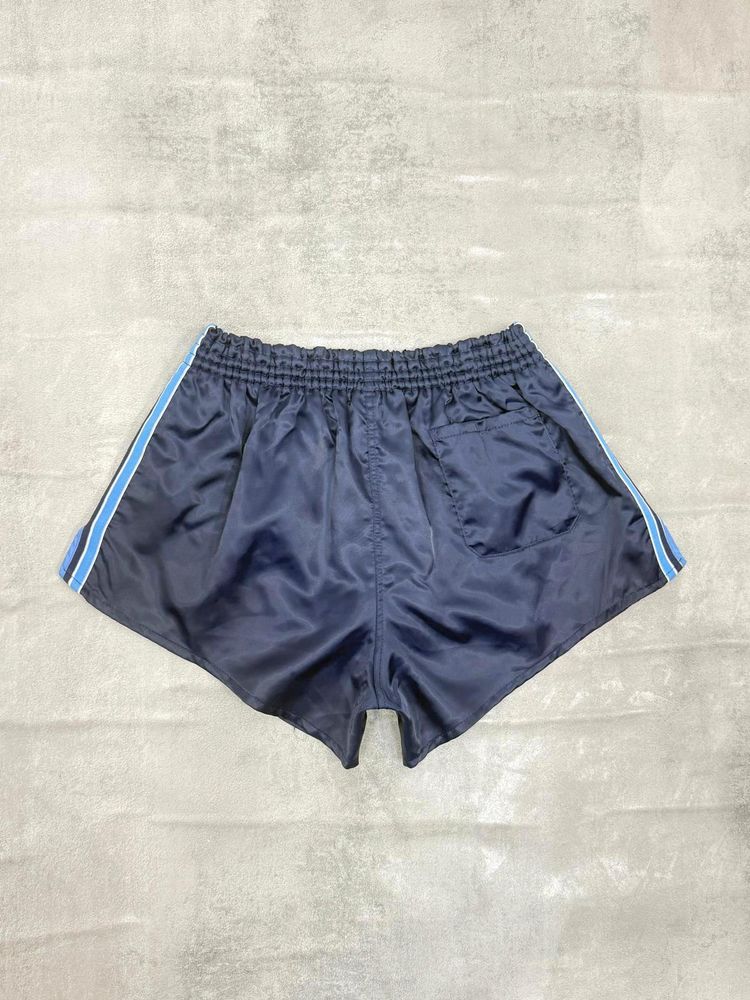 ADIDAS FIRST 80'S VINTAGE SHINY RUNNING SPRINTER NYLON SHORTS D5 MEDIUM image 4