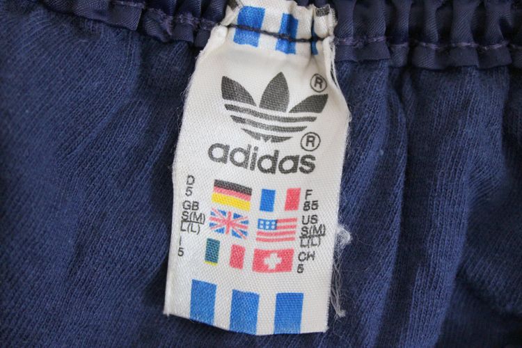 ADIDAS FIRST 80'S VINTAGE SHINY RUNNING SPRINTER NYLON SHORTS D5 MEDIUM image 7