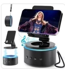 Rotating Phone Holder With Speaker