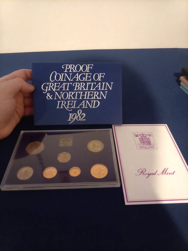 Proof coinage set from Great Britain and Northern Ireland 1982