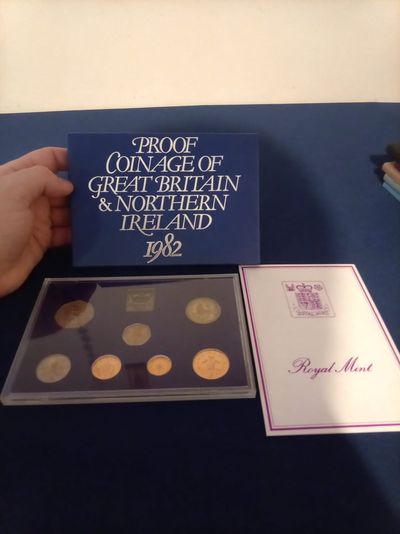Proof coinage set from Great Britain and Northern Ireland 1982