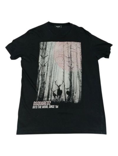 Dsquared2 Black Graphic T-Shirt XXL