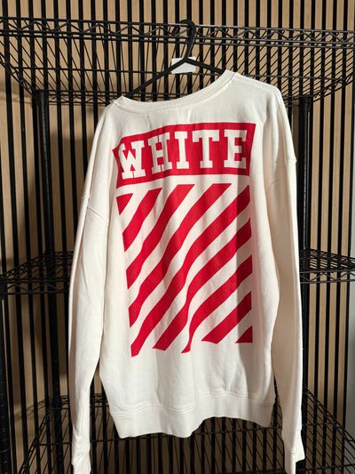O2 Off-White Virgil Abloh Nebraska Sweater Brand New