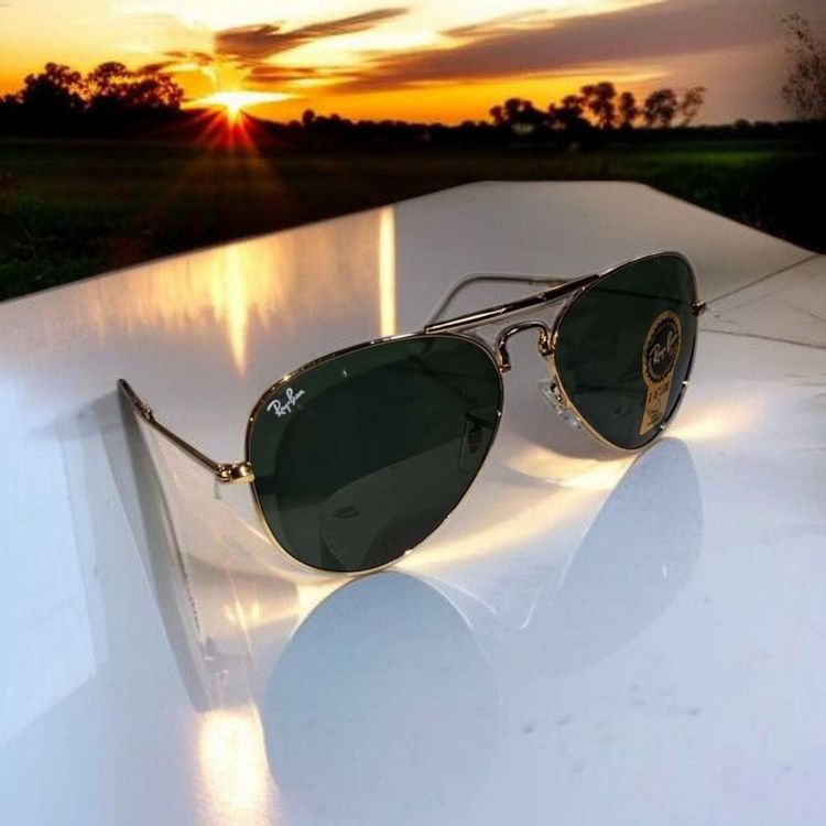 ​Ray-Ban Aviator Folding Classic - Gold / G-15 Green imagen 9