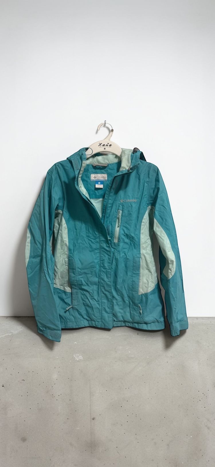 Columbia Teal And Light Blue Jacket