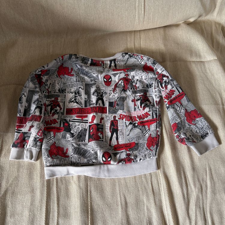 M&S Marvel Kids Spider-Man Sweatshirt 3-4years obraz 5