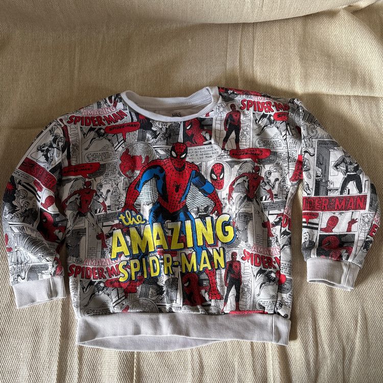 M&S Marvel Kids Spider-Man Sweatshirt 3-4years image 1