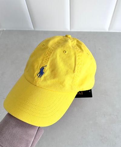 Czapka Polo Ralph Lauren żółta Logo pony oryginał