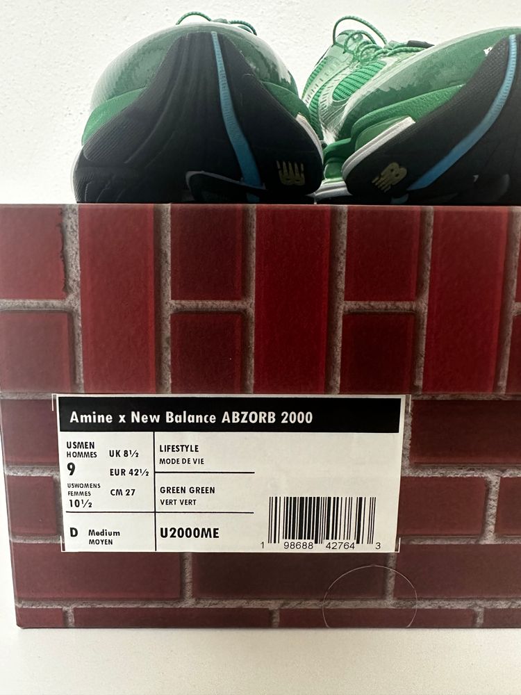 Amine x New Balance ABZORB 2000 Sneakes image 5