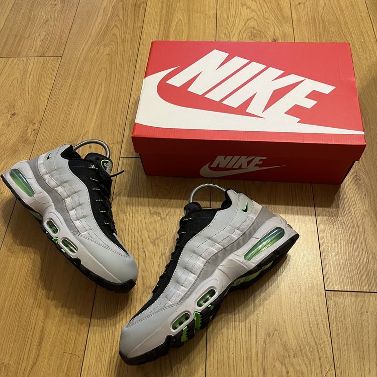 BNWB Nike AirMax 95 110 OG Big Bubble 'Light Smoke Grey' Sneakers,