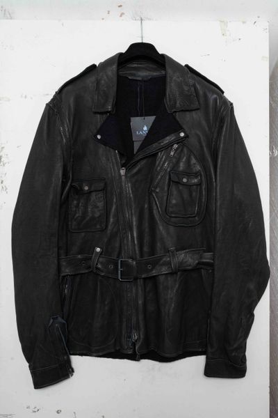Lanvin Paris Convertible 2-in-1 Calfskin Leather Jacket & Vest