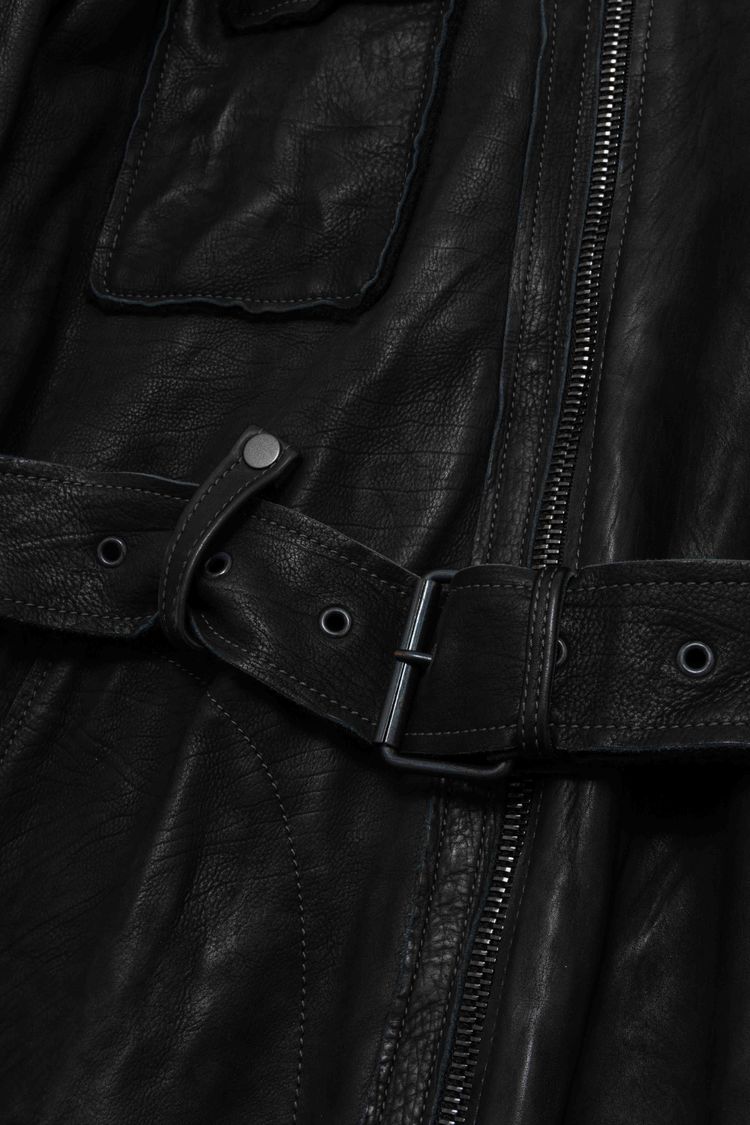 Lanvin Paris Convertible 2-in-1 Calfskin Leather Jacket & Vest image 6
