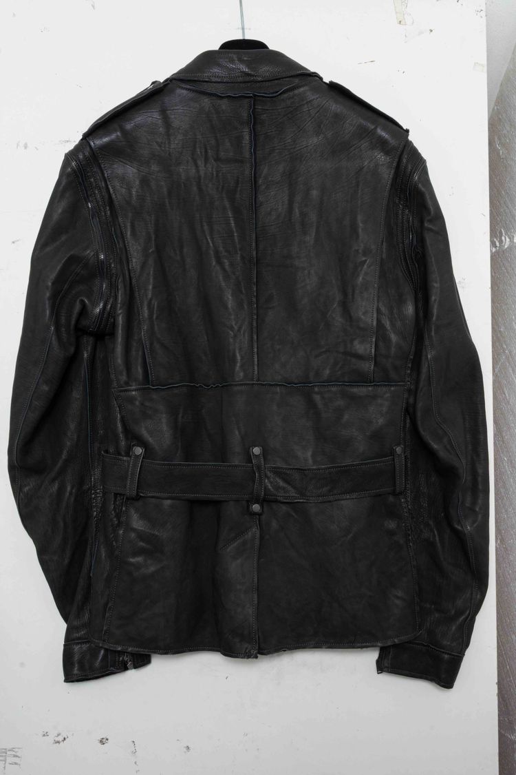 Lanvin Paris Convertible 2-in-1 Calfskin Leather Jacket & Vest image 22