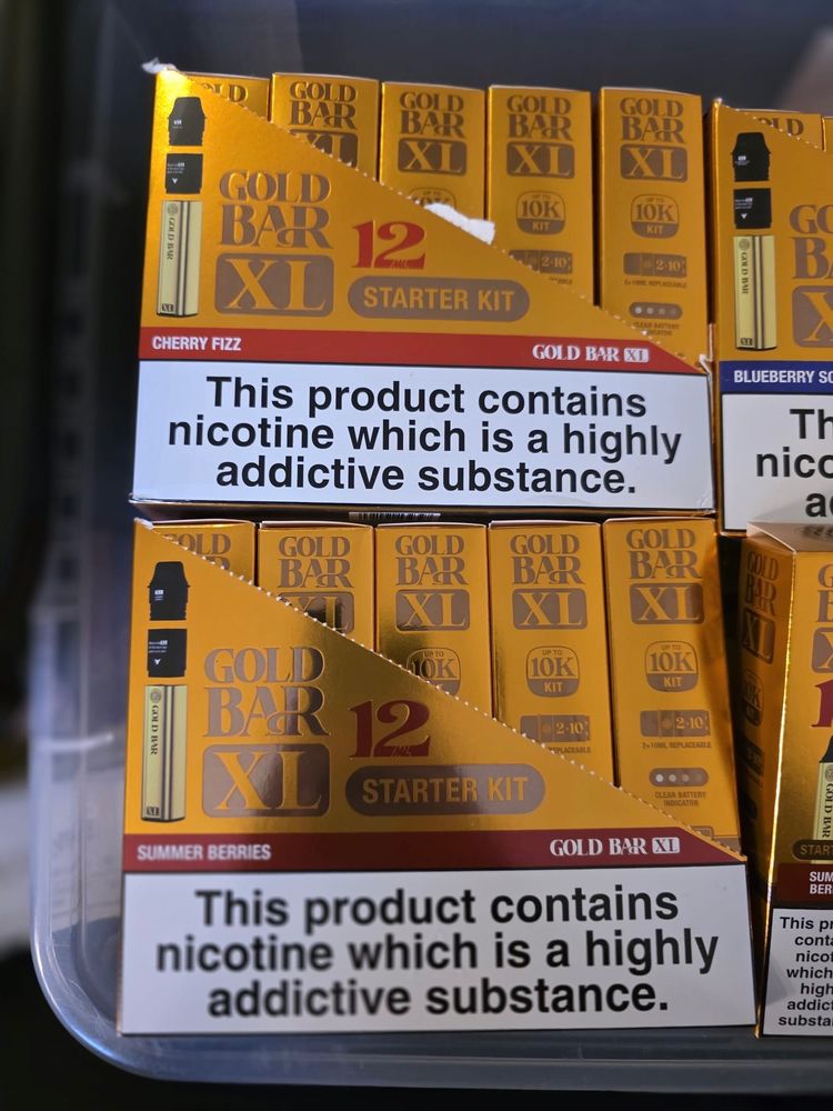 Gold Bar Xl 10k puff Starter Kit (Device and replaceable pod) 2