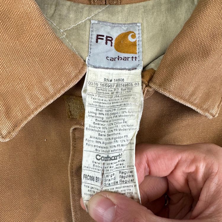 Carhartt Artic Workwear Full-Zip Jacket Brown FRC066 BRN image 4