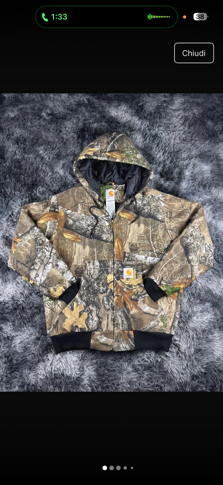 Carhartt realtree Edge Made in USA