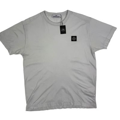 Camiseta Stone Island Blanco Roto manga corta - talla L