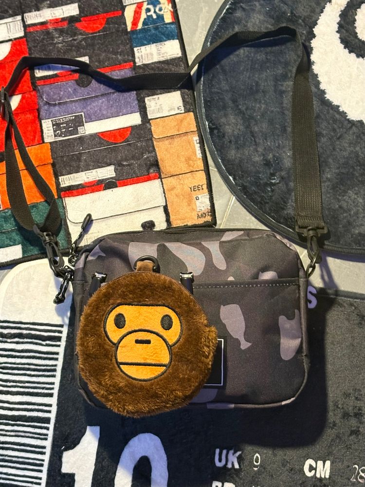 Bape baby milo cross body bag