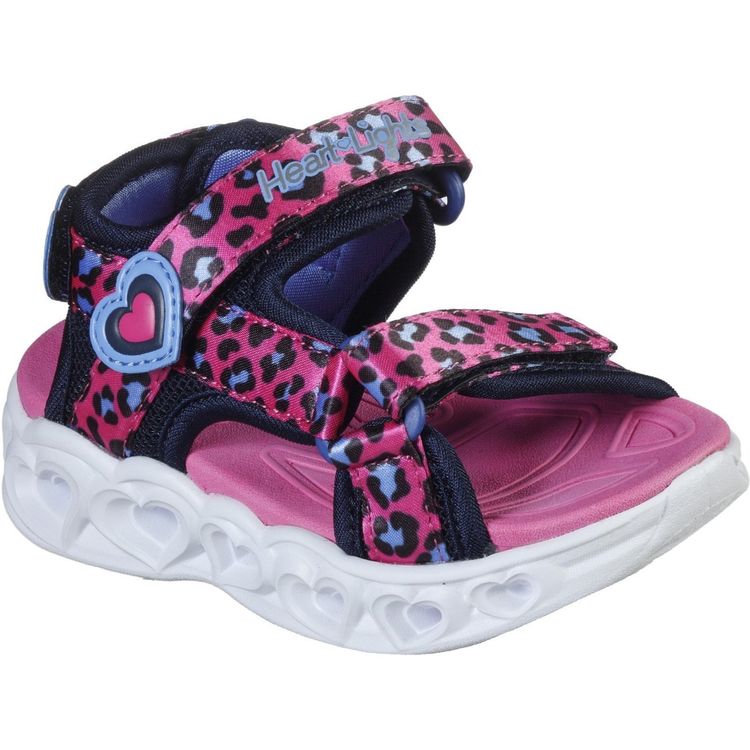 Skechers S Lights Heart Lights Savvy Cat Sandal 7