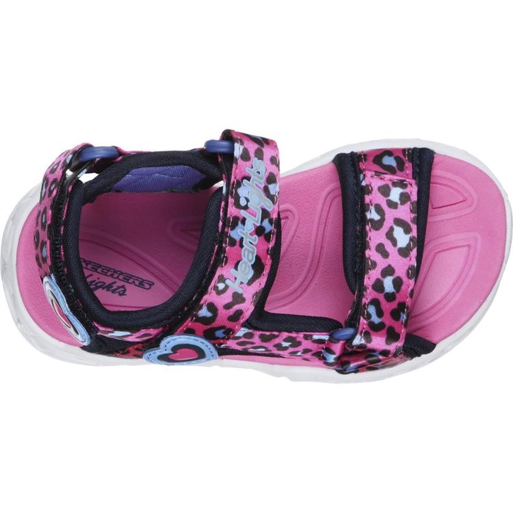Skechers S Lights Heart Lights Savvy Cat Sandal 6