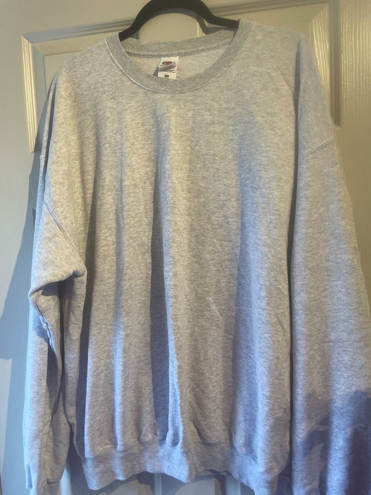 Fruit Of The Loom Grey Sweatshirt
