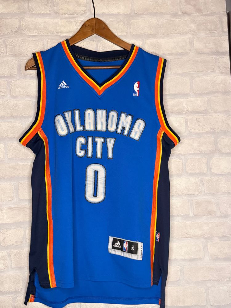 Canotta NBA (periodo 2010-2014) di Russell Westbrook con il numero 0 degli Oklahoma City Thunder imagen 1