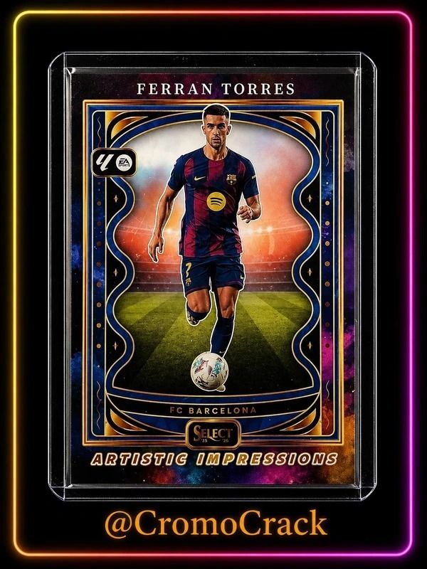 Ferran Torres Artistic Impressions SSP – Panini Select LaLiga 2025/26