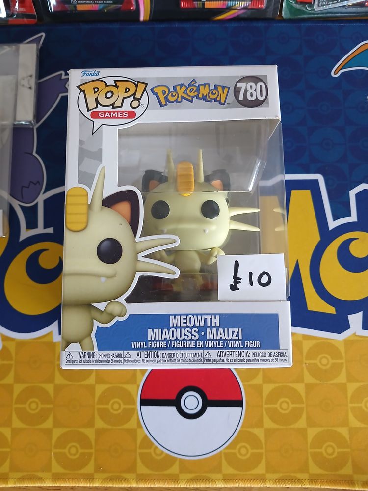 Funko Pop!  Meowth Vinyl Figure obraz 1