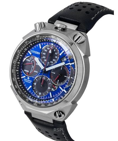 Citizen Promaster Tsuno Chronograph Racer Limited Edition Blue Dial Eco- Drive Diver's AV0088-01L 200M Men's Watch 4