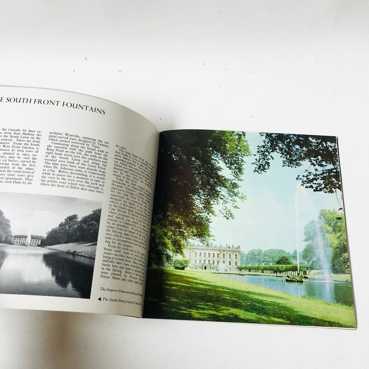 Vintage 1970s Chatsworth House & Gardens Tour Guide Souvenir Books 5
