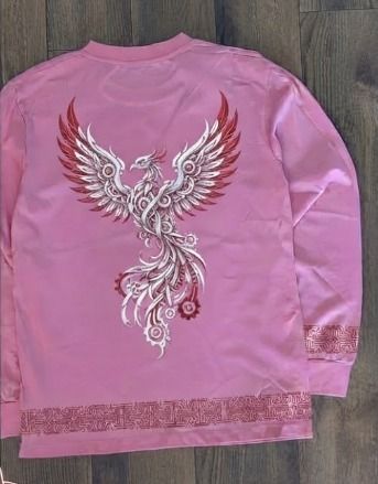 ch style Pink Long Sleeve Shirt 2