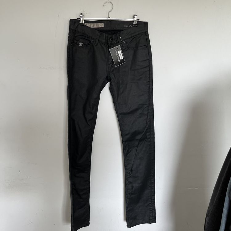 SKU27 Pepe Jeans Black Slim Coated Jeans W26L33.5  imagen 2