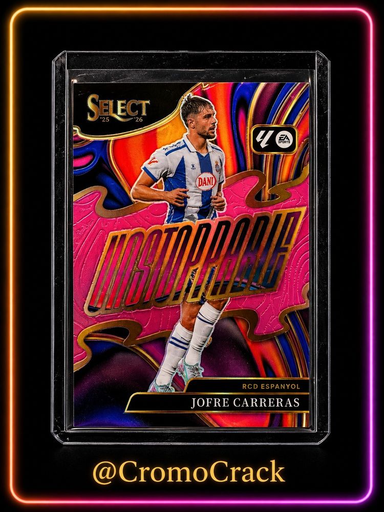 Jofre Carreras Equalizers /25 – Pink – Panini Select LaLiga 2025/26 